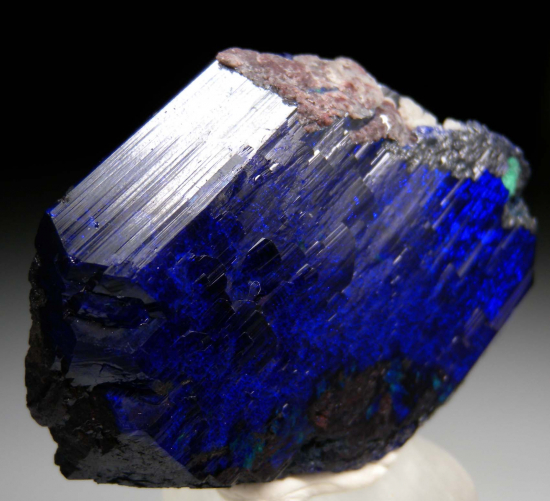 Azurite with Chalcocite from Milpillas Mine, Cuitaca, Sonora, Mexico [db_pics/pics/p411c.jpg]