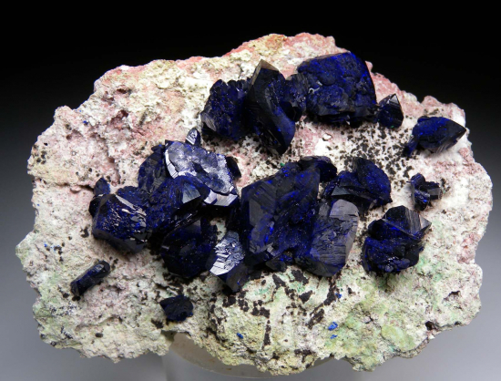 Azurite from Milpillas Mine, Cuitaca, Sonora, Mexico [db_pics/pics/p451a.jpg]