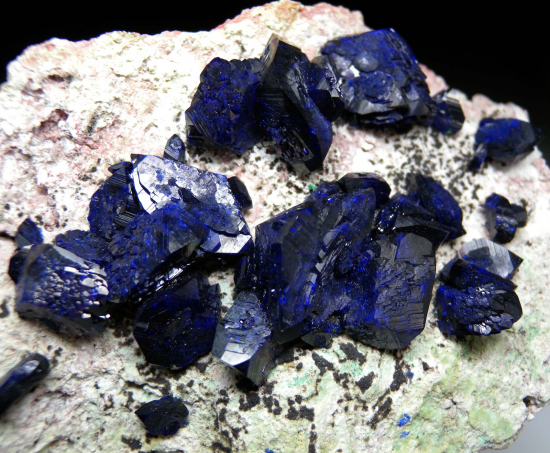 Azurite from Milpillas Mine, Cuitaca, Sonora, Mexico [db_pics/pics/p451b.jpg]