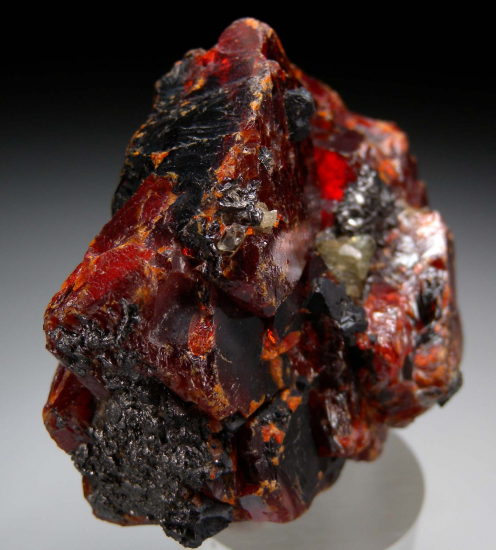 Alabandite on Wurtzite from Merelani Hills, Arusha, Tanzania [db_pics/pics/p469b.jpg]
