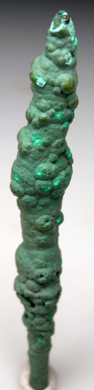 Malachite stalactite from Bisbee, Cochise County, Arizona, USA [db_pics/pics/p542b.jpg]