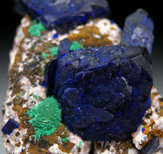 Azurite with Malachite from Milpillas Mine, Cuitaca, Sonora, Mexico [db_pics/pics/p553c.jpg]