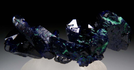 Azurite with Malachite from Milpillas Mine, Cuitaca, Sonora, Mexico [db_pics/pics/p554b.jpg]