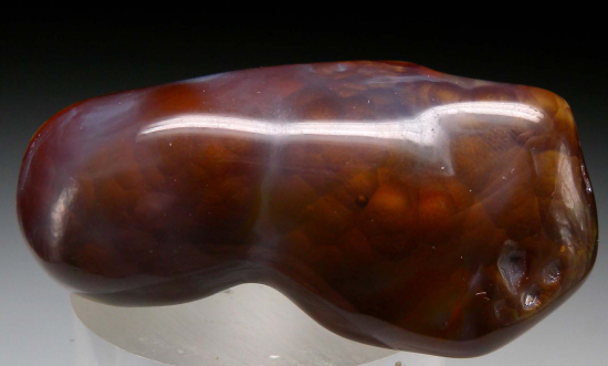 Quartz var. Fire Agate from Deer Creek Fire Agate Mine, Graham County, Arizona, USA [db_pics/pics/p576a.jpg]