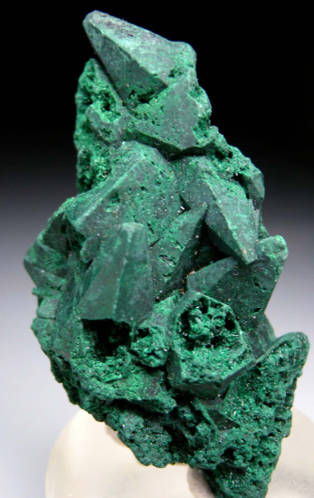 Malachite ps. Calcite from Brazzaville, Rep. of Congo [db_pics/pics/p759a.jpg]