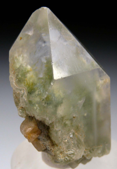 Quartz with Pumpellyite inclusions from Andhra Pardesh, India [db_pics/pics/p760a.jpg]