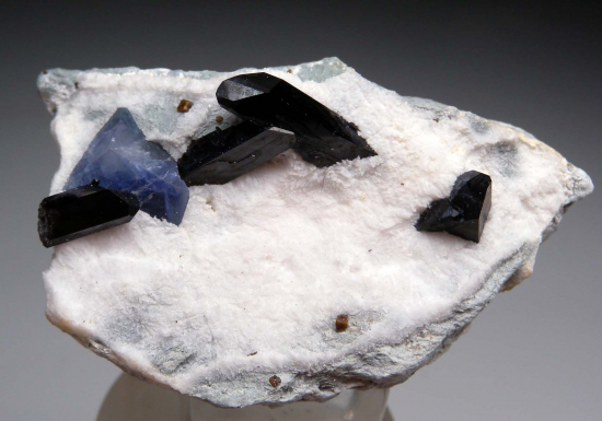 Benitoite, Neptunite, Joaquinite from Gem Mine, San Benito Co., California, USA [db_pics/pics/r171a.jpg]