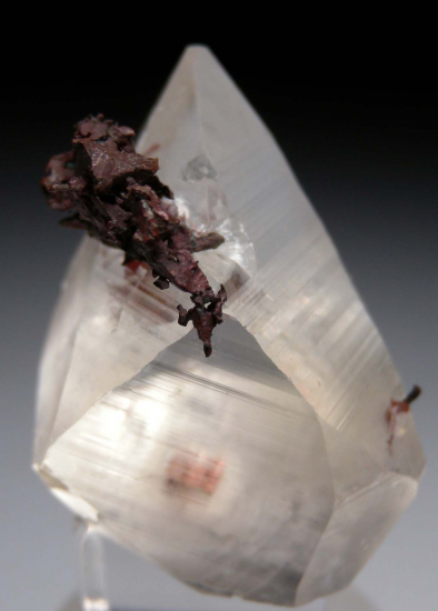 Copper with Calcite from Keweenaw Peninsula, Michigan, USA [db_pics/pics/r404c.jpg]