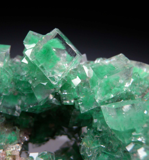 Malachite in Calcite with Duftite from Tsumeb, Namibia [db_pics/pics/r421c.jpg]