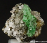 Tsavorite on Graphite from Merelani Hills, Arusha, Tanzania [J656]